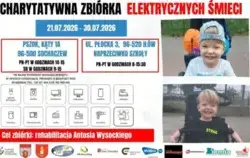 Charytatywna zbiórka elektrycznych śmieci na rehabilitację Antoniego Wysockiego