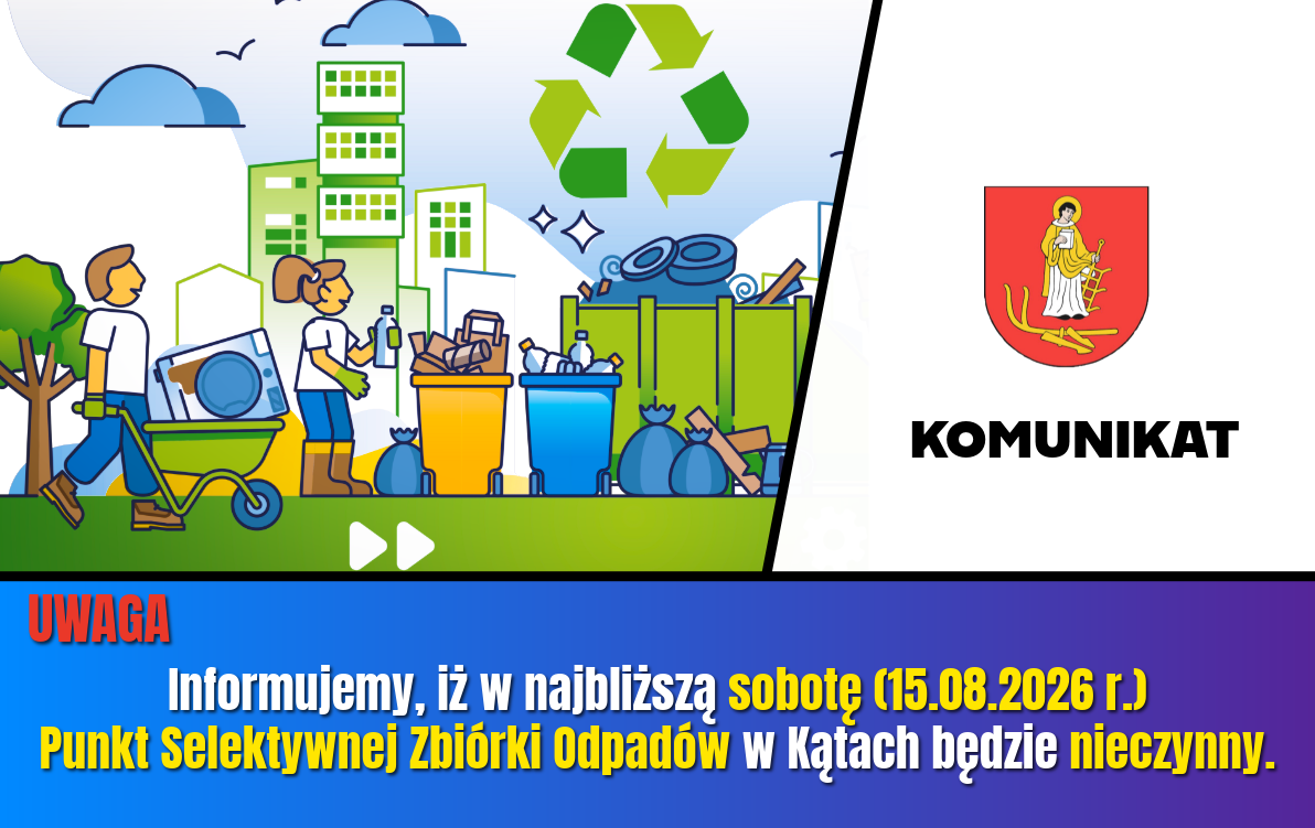 15.08.2026 - PSZOK nieczynny