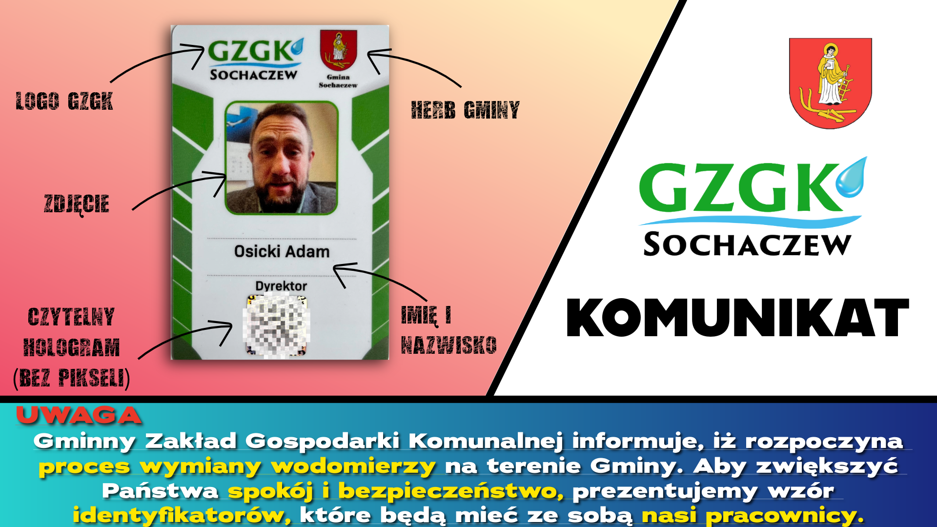 Wymiana wodomierzy GZGK - identyfikator