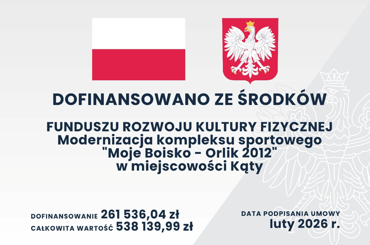 Dofinansowanie 2026 - orlik