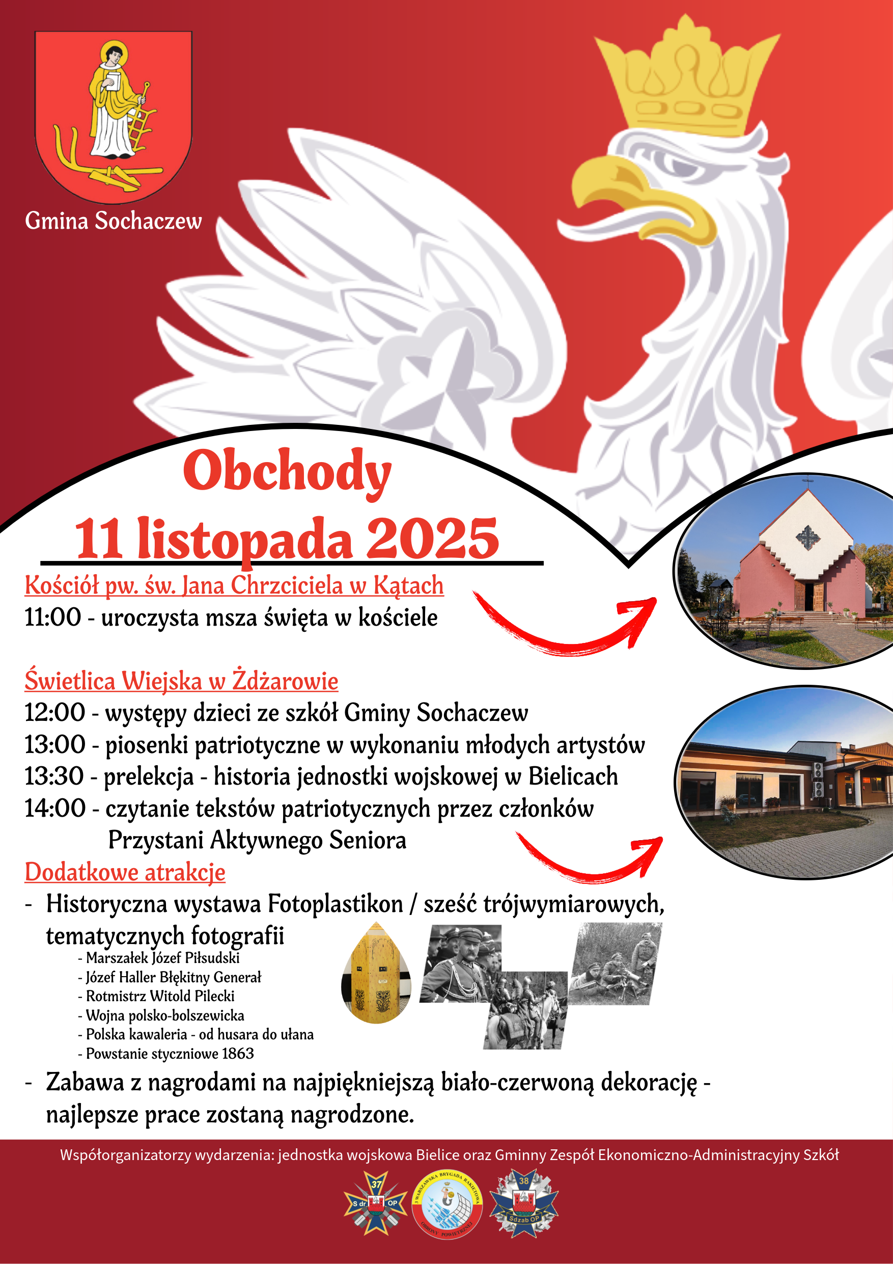 11 listopada - obchody w&nbsp;Gminie Sochaczew