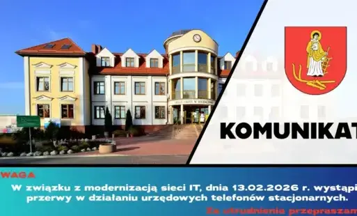 Modernizacja sieci IT - przerwy w działaniu telefonów stacjonarnych.