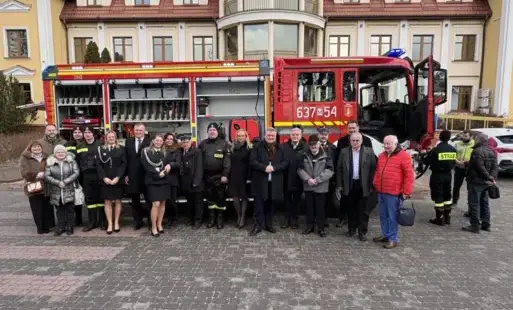 Zdjęcie do Prezentacja nowego samochodu ratowniczo-gaśniczego OSP Nowe Mostki