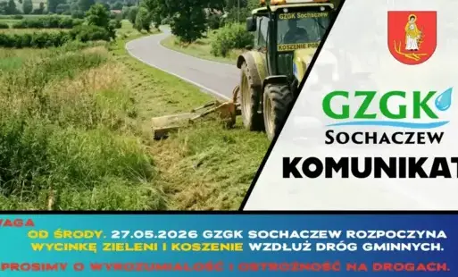 GZGK rozpoczyna wycinanie zieleni i wykaszanie traw
