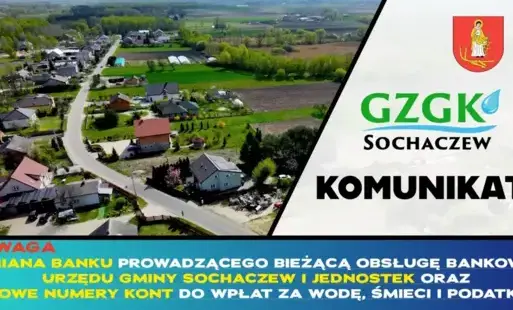 Nowe numery kont w Gminie Sochaczew