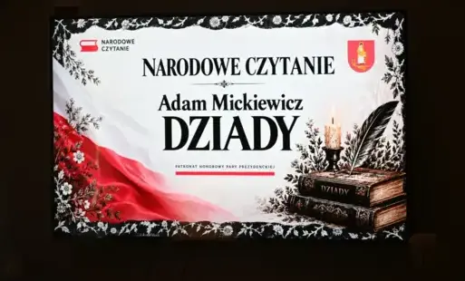 Narodowe Czytanie 'Dziadów' Mickiewicza w Świetlicy Wiejskiej w Żdżarowie