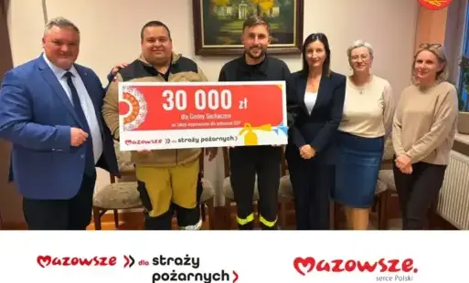 Nowy sprzęt dla jednostek OSP z Gminy Sochaczew dzięki wsparciu Samorządu Województwa Mazowieckiego