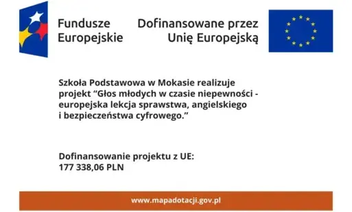 Trzeci projekt FERS dla Szkoły Podstawowej w Mokasie 