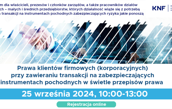 KNF - webinarium dla małych i średnich przedsiębiorstw - 25.09.2024