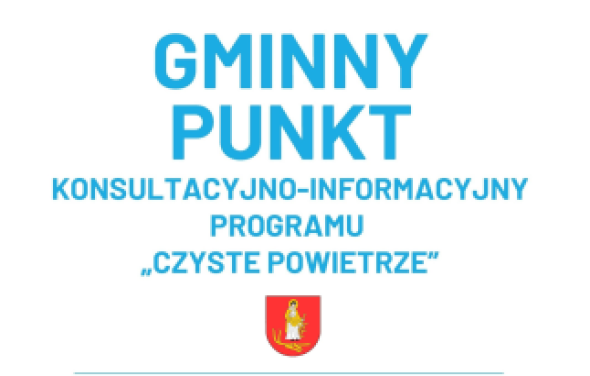 Czyste Powietrze 2024 - ulotka informacyjna, gminny punkt konsultacyjny