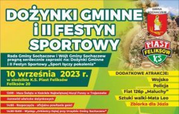 Dożynki Gminne i II Festyn Sportowy - 2023